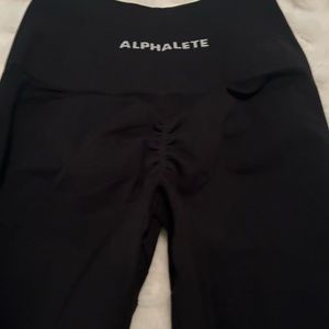 XS alphalete athletic leggings like new worn once